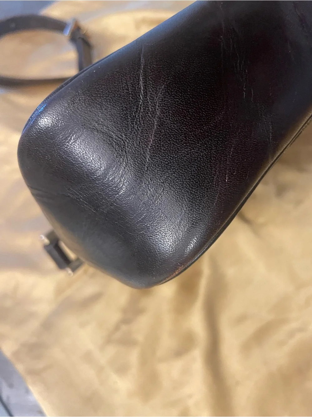 Vintage Fendi Black and Brown FF Monogram Messenger Bag